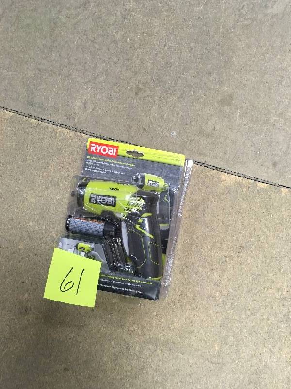 Ryobi 4- Volt Lithium-Ion Screwdriver Kit