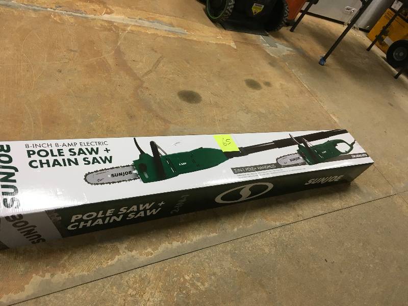 Sun Joe Electric Pole Chain Saw with a 7.5 Amp Motor new