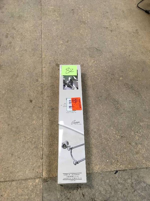 Gatco Tavern 24 in. Double Towel Bar in Satin Nickel  open box in like new condition
