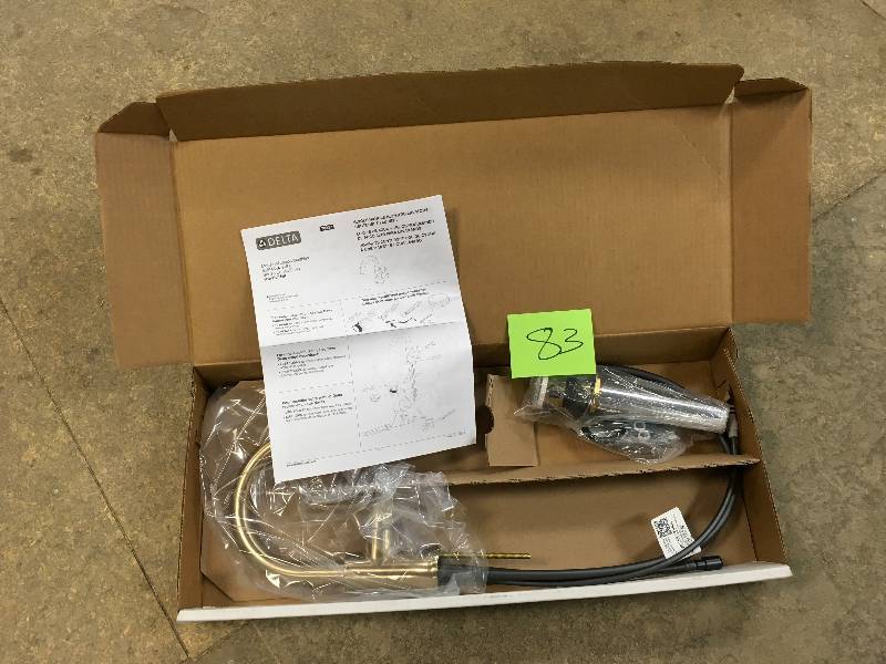 Delta Trinsic  Single Handle High -Arc Lavatory Faucet Chamangne Bronze  open box in like new condition