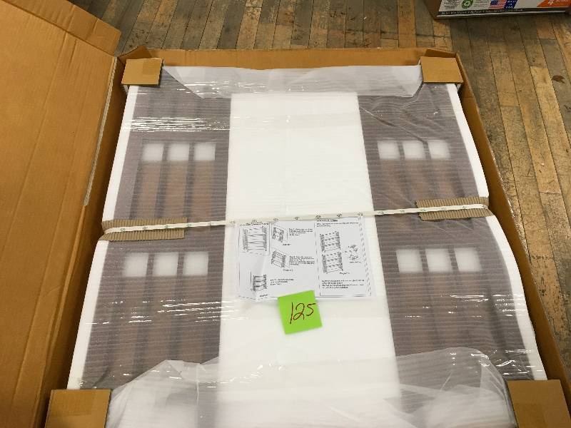Yu Shan Co USA Ltd Folding Stackable Bookcase 35W not used