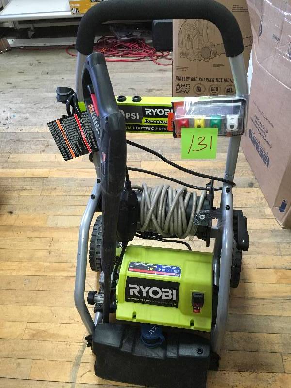 Ryobi 1600 PSI Electric Pressure Washer  open box in like new condition