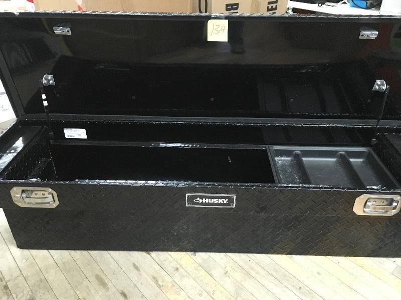 Husky Low Profile Truck Tool Storage Box, Black missing key