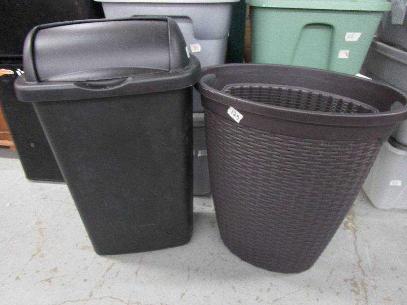 lot 39 image: Garbage Can and Hamper