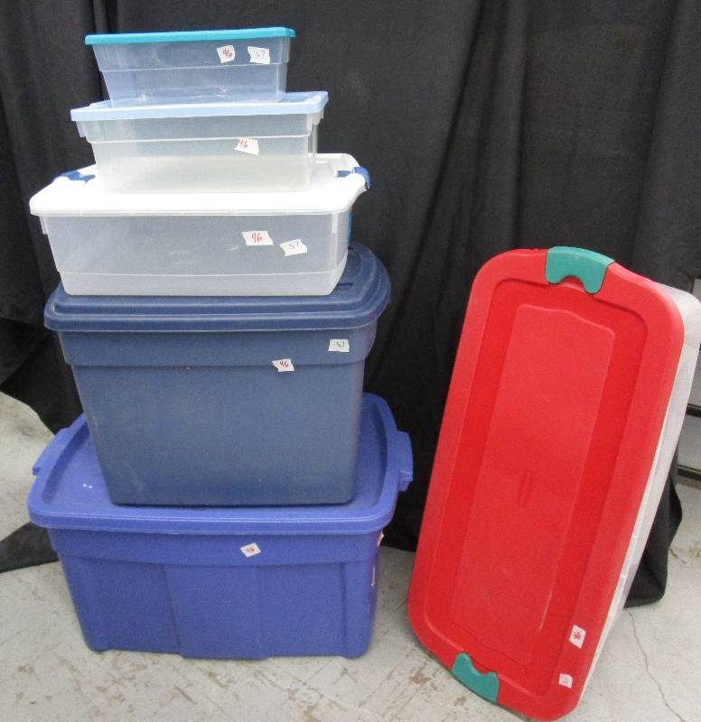 lot 46 image: Assorted Tubs
