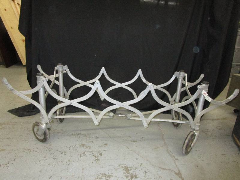 lot 50 image: Fold Up Coffin Cart (would make a cute Table Base)