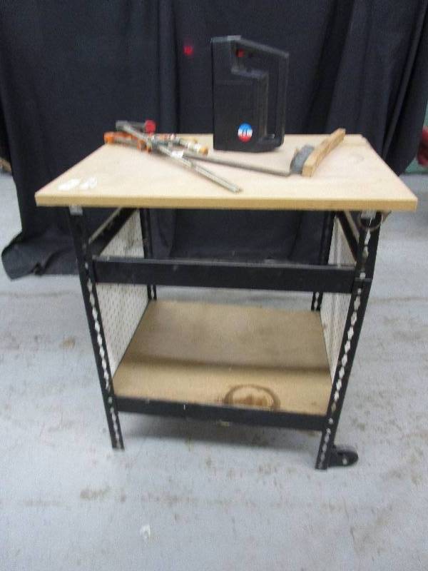 lot 66 image: Table, Light, Clamps