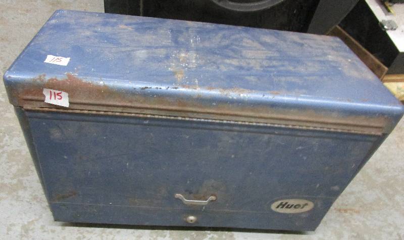 lot 115 image: Tool Box & Misc Tools