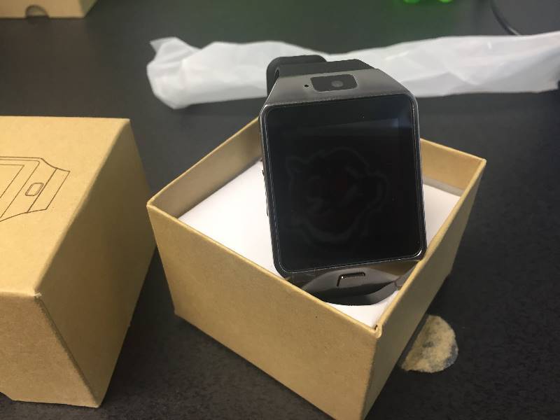 lot 5 image: BRAND NEW DZ09 Bluetooth Smart Wrist Watch with Camera and Sim Card Slot (BLACK)