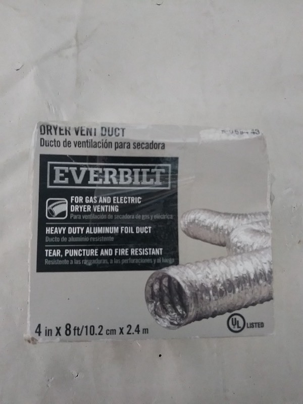 33) Everbilt 4 heavy duty aluminum foil duct