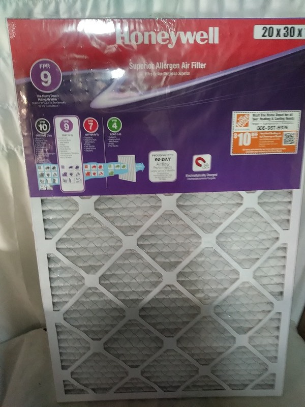 5 Honeywell Air Filters