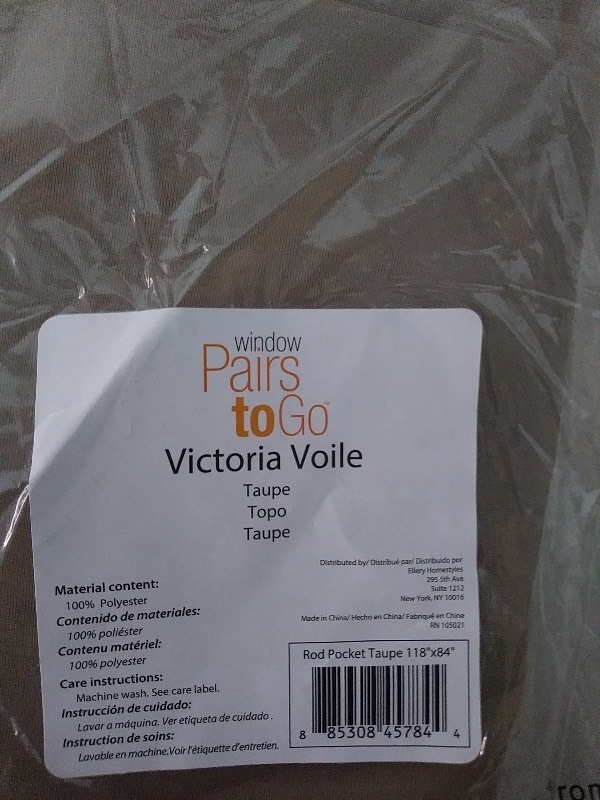 Madison Park Paris to go Victoria voile window curtain