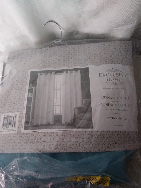 exclusive Home Premium Quality sateen blackout grommet panels