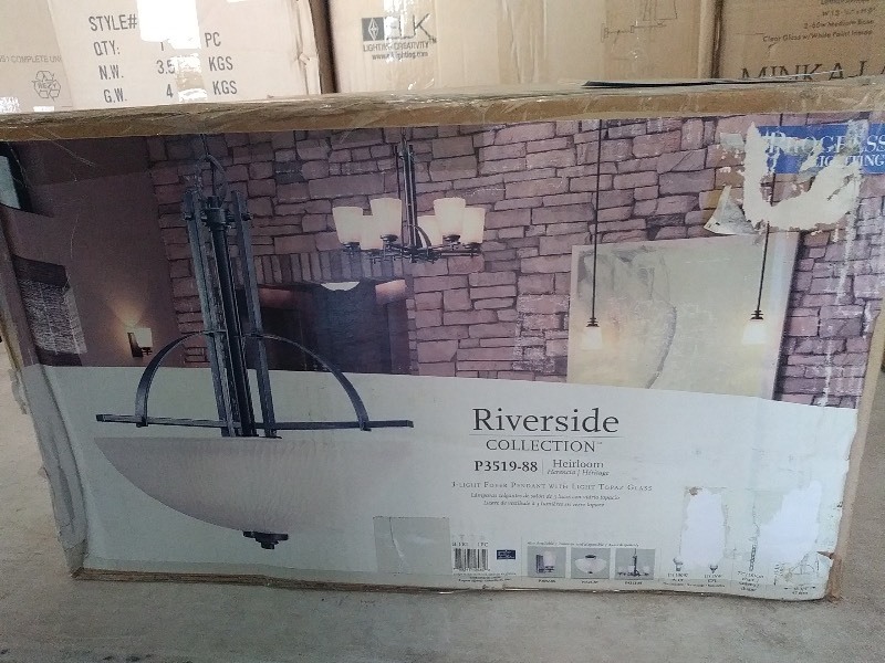 Progressive lighting Heroes employer, Riverside collection P519-88