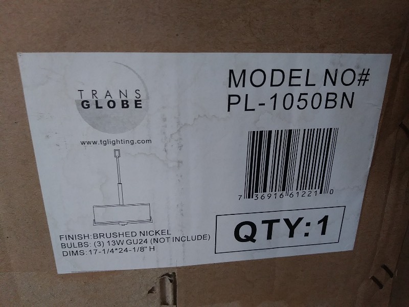 trans Globe pendant PL-1050BN