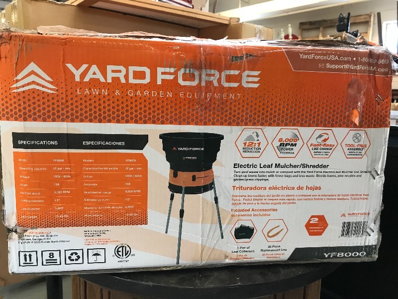 YARD FORCE LEAF SHREDDER
