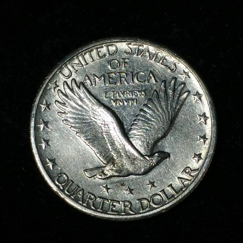 1925 P Standing Liberty Silver Quarter - Higher Grade