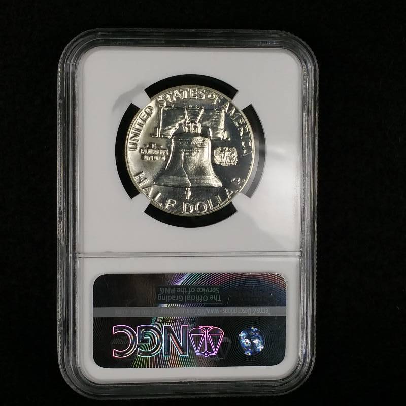 1961 P Franklin Proof Silver Half Dollar - PF66