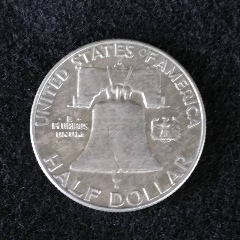 1963 D Franklin Silver Half Dollar