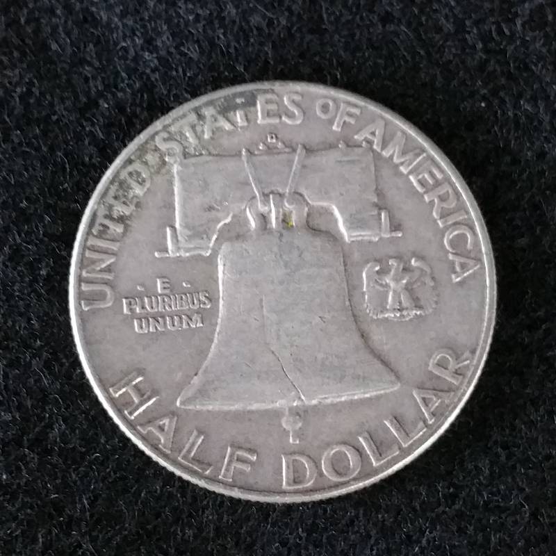 1963 D Franklin Silver Half Dollar