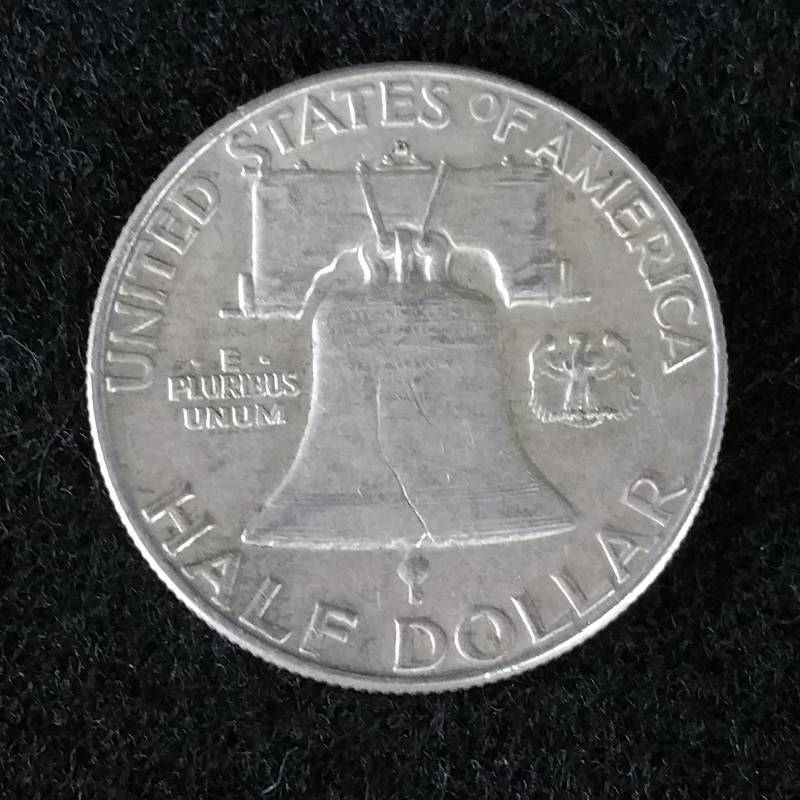 1963 D Franklin Silver Half Dollar