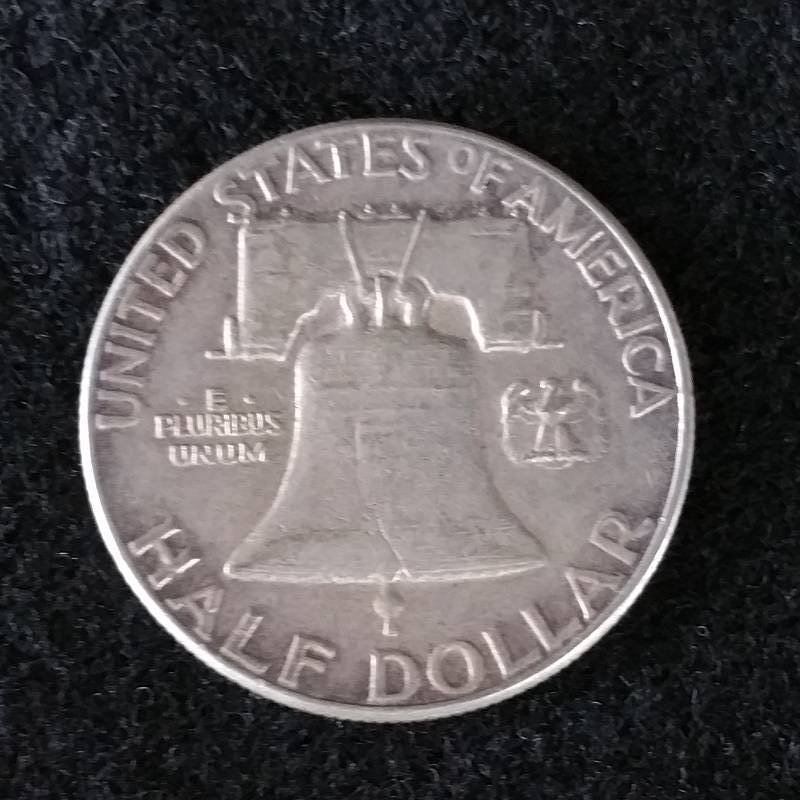 1963 P Franklin Silver Half Dollar