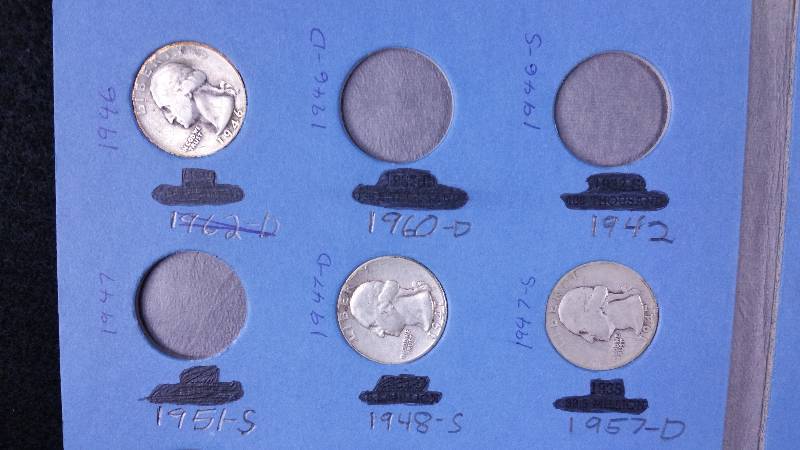 (29) Washington Silver Quarters