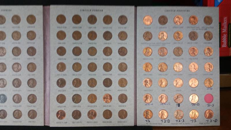 1909 - 1971 Lincoln Wheat Cent Collection