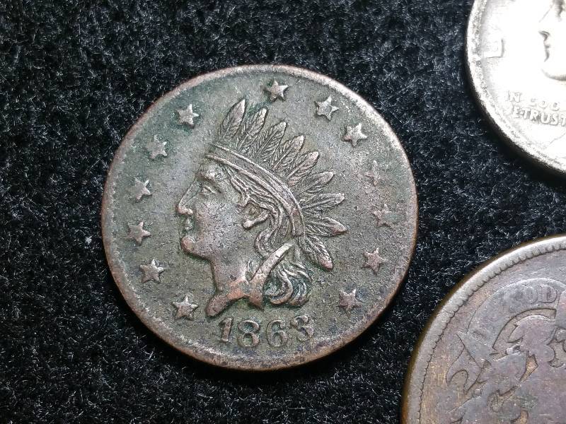 Indian Head Cent, Mercury Dime, Roosevelt Silver Dime, Two Cent Piece, Etc.