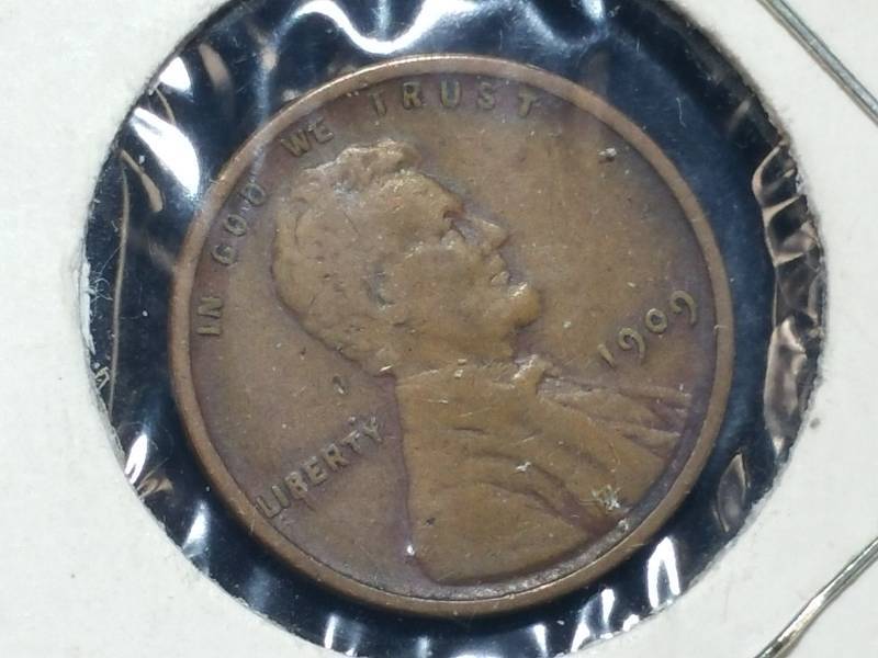 1909 VDB & 1955 S Wheat Cents