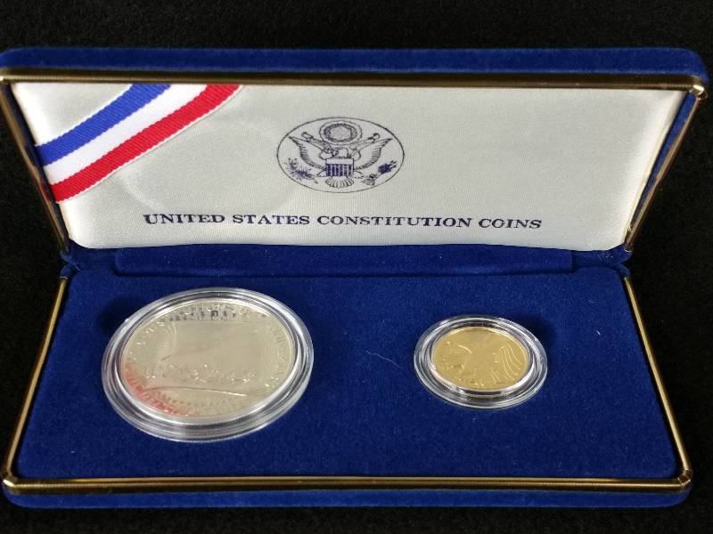 1987 Constitution Silver & Gold Set