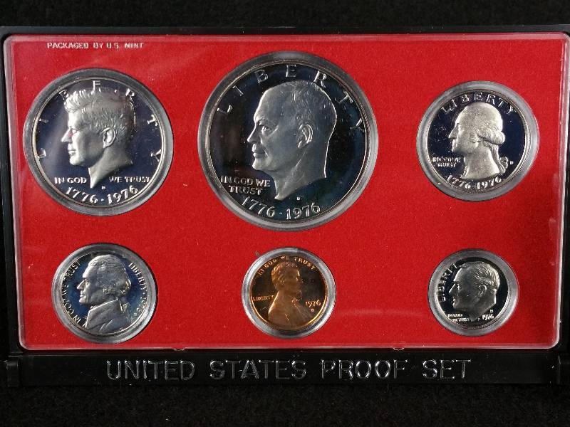 (5) 1976 US Proof Sets