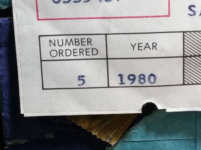 (5) 1980 US Proof Sets in Original Shipping Box