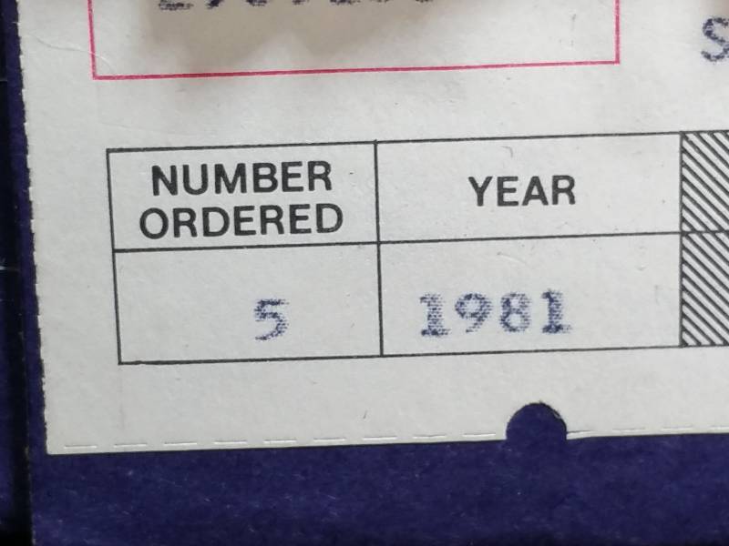 (5) 1981 US Proof Sets in Original Shipping Box
