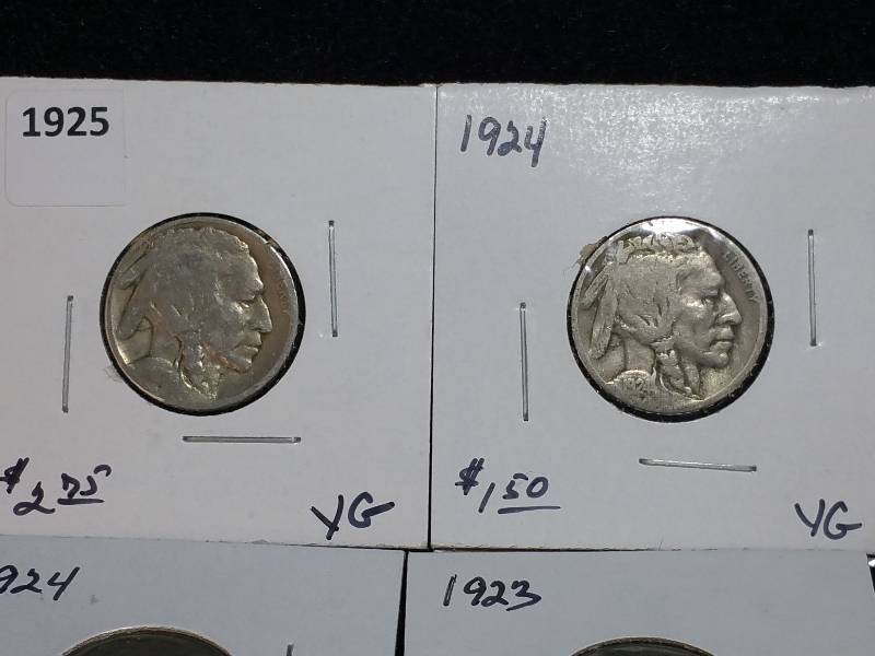 Large Group of Buffalo Nickels & Old Jefferson Nickels