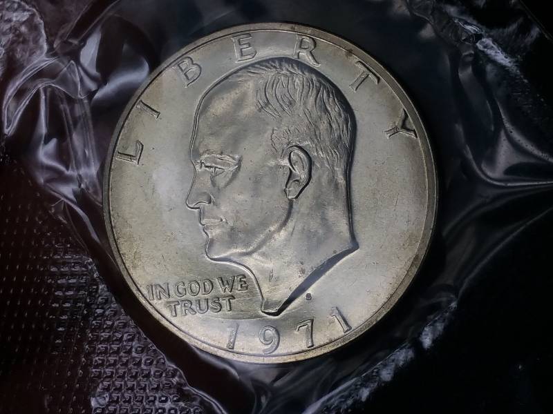 1971 Uncirculated Eisenhower Silver Dollar