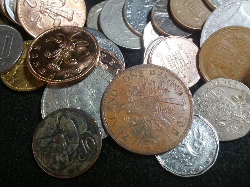 Large Group of Foreign Coins - 1800s to Present