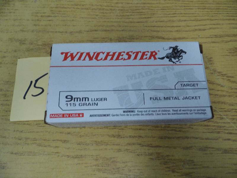 Winchester 9mm Luger Ammunition