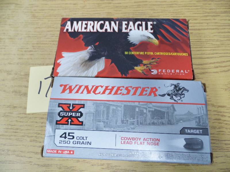 American Eagle & Winchester 45 Colt Ammunition