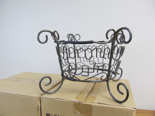 lot 27 image: Pair of NEW IN BOX Metal CORONA Light Beer Bucket Stands