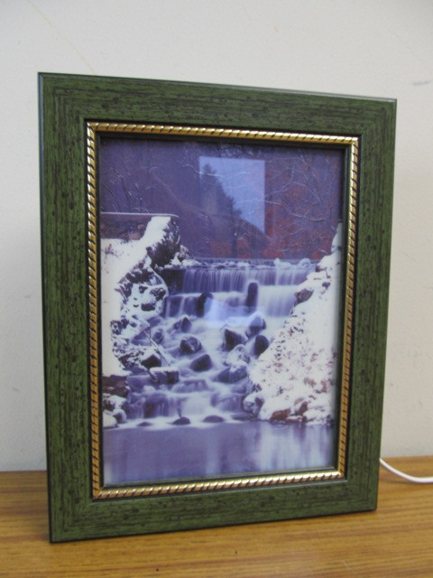 lot 30 image: Vintage Lighted Motion Waterfall Scenes wSound