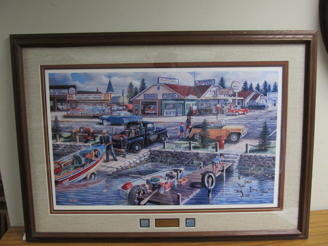 lot 51 image: Signed & Number KEN ZYLLA Framed Artist Proof Print