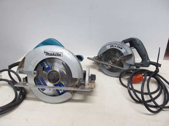 lot 104 image: Working Makita & Skil Circular Saws