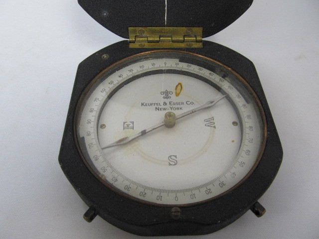 lot 130 image: Antique KEUFFEL & ESSER Compass