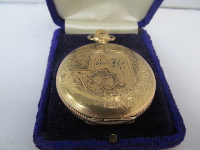 lot 167 image: Antique JB HUDSON Pocket Watch