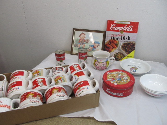 lot 14 image: Cambells Soup Lot