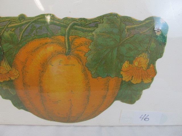lot 47 image: Vintage Die Cut Fall Display