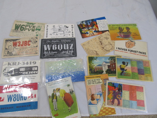 lot 60 image: Lot of Assorted Vintage Paper Ephemera- Post Cards, etc