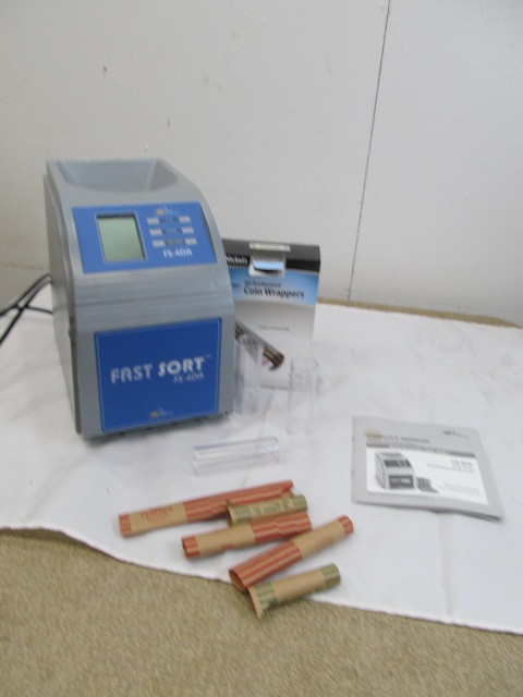 lot 69 image: Royal Sovereign Model FS-4DA Fast COIN SORTER