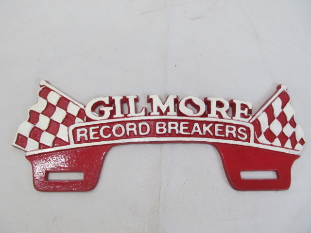 lot 108 image: Gilmore Auto License Topper